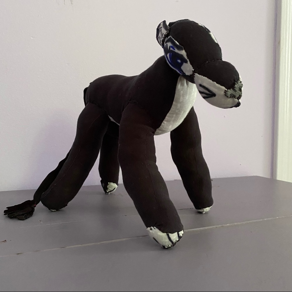 🦁BLACK LIONESS🦁 11” Rare ONE-OF-A-KIND Handmade PLUSH Collectible